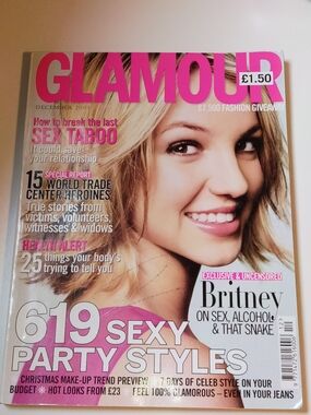 Britney Spears Glamour Magazine December 2001
